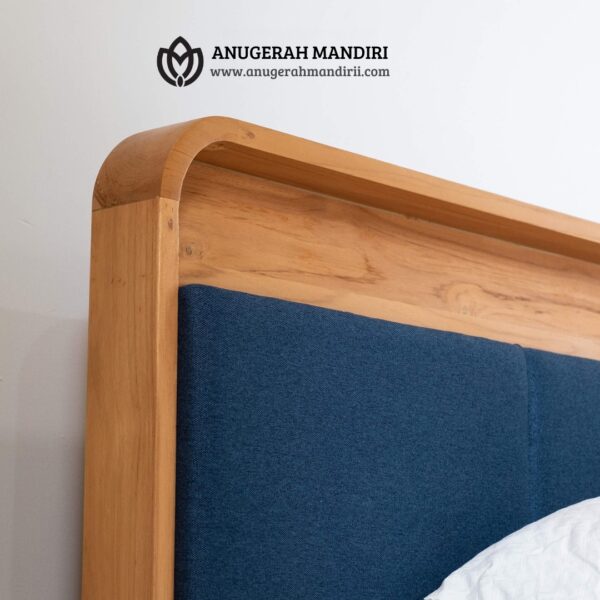 Teak Bed with Headboard TB003 - Image 4